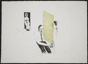 Kees Spermon - Zeefdruk, Conversation piece yellow kopen? Bied vanaf 40!