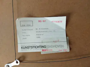 Mia Koeneman - Wolkenstudie kopen? Bied vanaf 30!