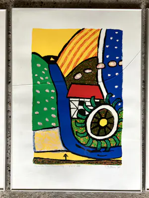 Clemens Briels - 4 Zeefdrukken Clemens Briels - de 4 jaargetijden in Limburg -complete serie. kopen? Bied vanaf 150!