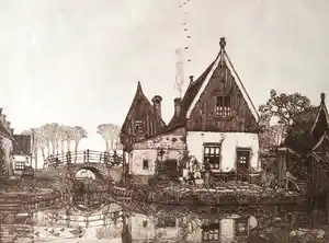 Wijnand Otto Jan Nieuwenkamp - Het sluisje Edam verkocht voor € 175!