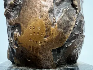 Robert Csikszentmihalyi - bronzen sculptuur | 'Maternity' | 1981 kopen? Bied vanaf 1200!