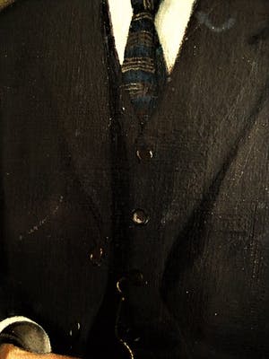 Henk Meijer - Fraai in 1920 Realistisch geschilderd "portret van man met bril" gesigneerd kopen? Bied vanaf 10!