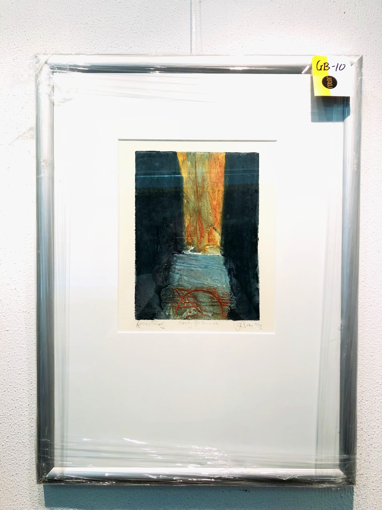 Peter Wray - zonder titel( maar met lijst!) GB-10 verkocht voor € 45!