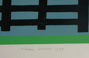 Harrie Gerritz - Ingelijste zeefdruk , Het veldboeket wordt steeds kleiner – 1979 kopen? Bied vanaf 50!