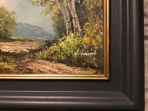 Henner Knauf - Doorkijkje met huis in bos. kopen? Bied vanaf 15!