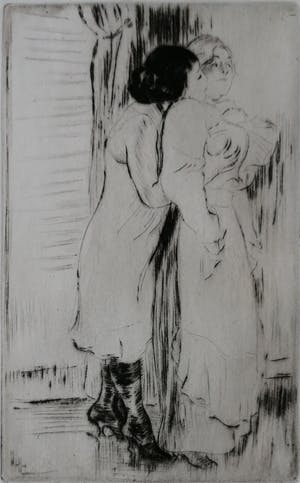 Louis Legrand - Twee staande vrouwen kopen? Bied vanaf 60!