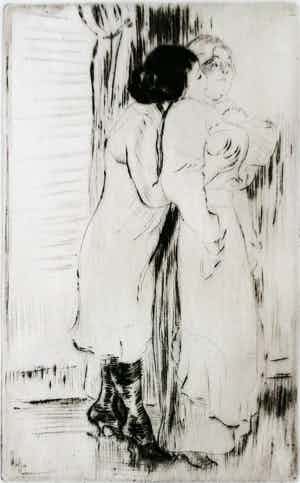 Louis Legrand - Twee staande vrouwen verkocht voor € 60!