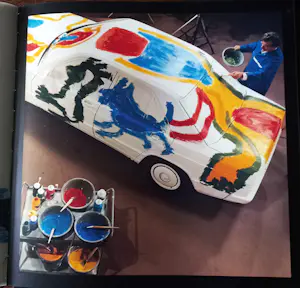 Karel Appel - "A sunny day with a loving car" kopen? Bied vanaf 150!
