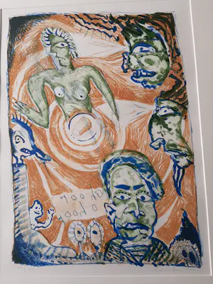 Lucebert - Oh oor, O hoor - kleurenlitho, oplage 100 kopen? Bied vanaf 175!