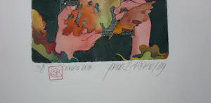 Sjoerd Bakker - ets: herfstbladeren kopen? Bied vanaf 49!