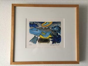 Corneille - Zeefdruk, prachtig ingelijst kopen? Bied vanaf 275!