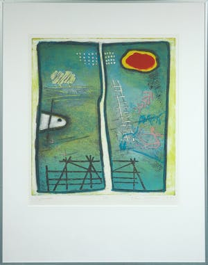 Hans Heijman - Kleurenets en aquatint, Improvisatie - Ingelijst kopen? Bied vanaf 50!