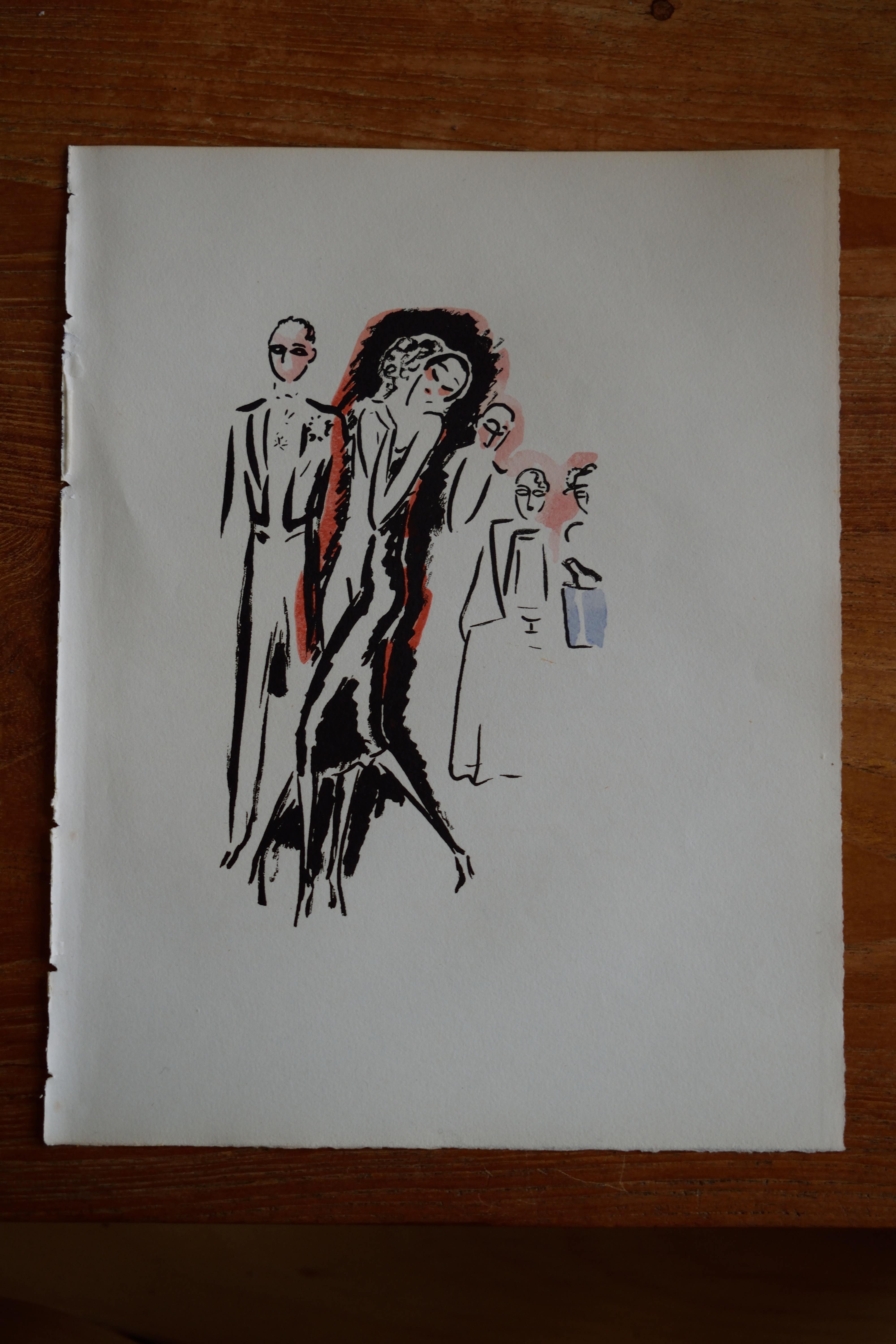 Kees van Dongen - Pochoir - De Dans kopen? Bied vanaf 250!