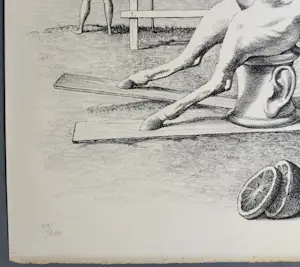 Joop Moesman - gesigneerde litho uit Petit 1 kopen? Bied vanaf 125!