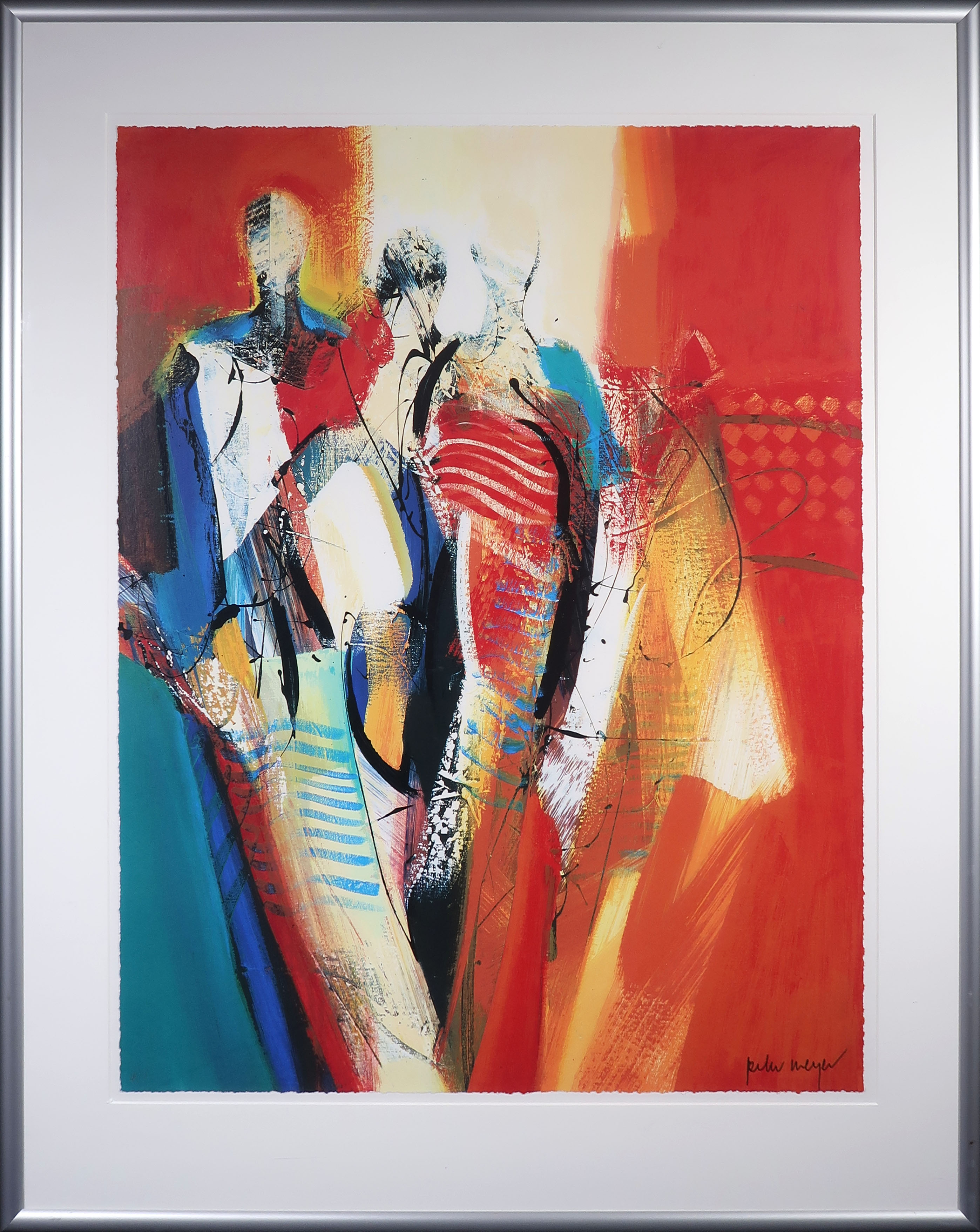 Peter Meijer - Zeefdruk, Pascalle - Ingelijst (Groot) verkocht voor € 100!