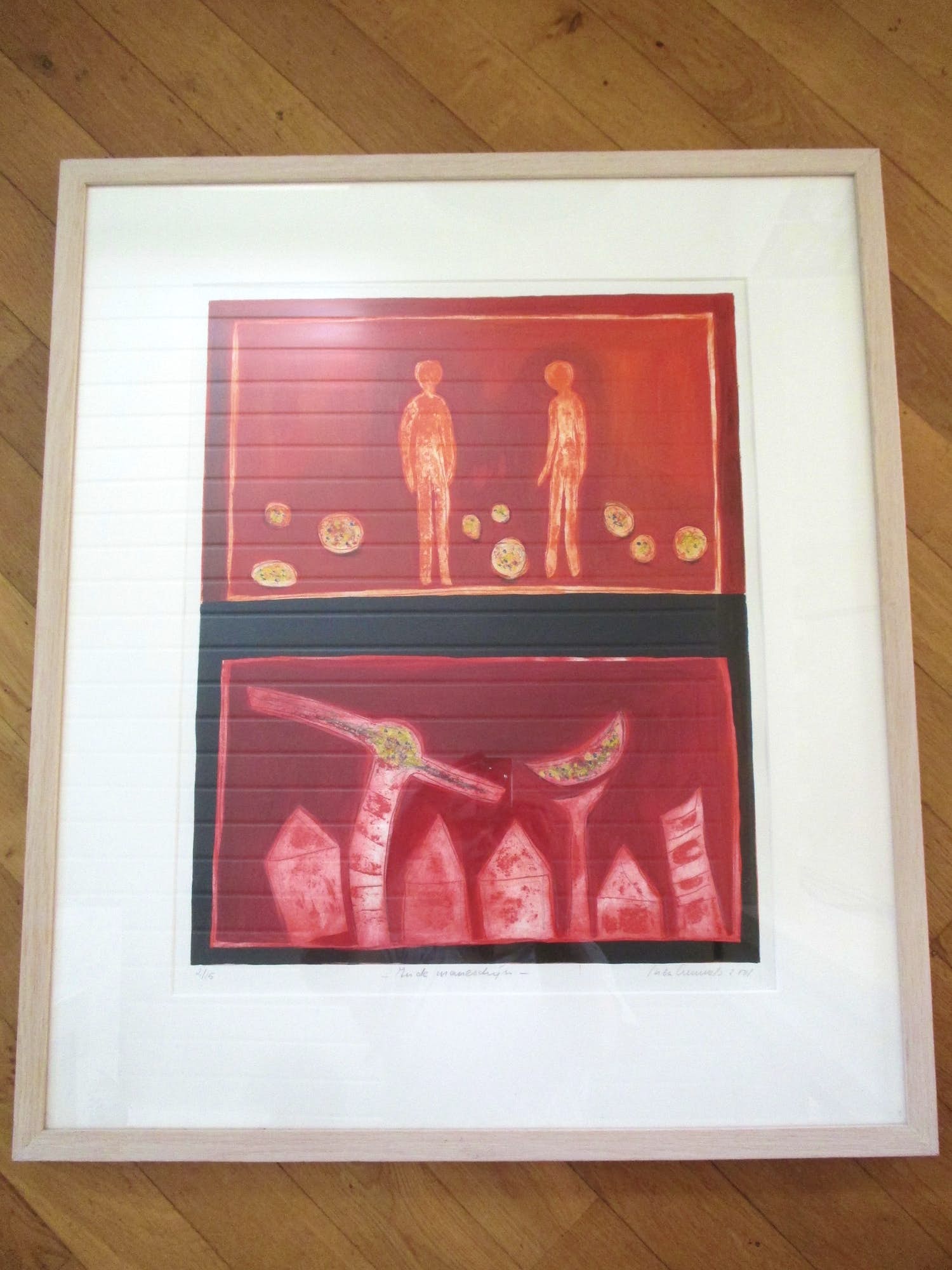 Inez Creuwels - Litho "in de Maneschijn" in mooie Barth lijst! kopen? Bied vanaf 1!