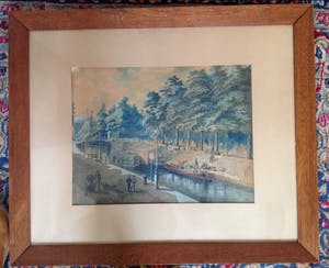 Eduard Alexander Hilverdink - A6545 - Bedrijvigheid aan een gracht kopen? Bied vanaf 150!