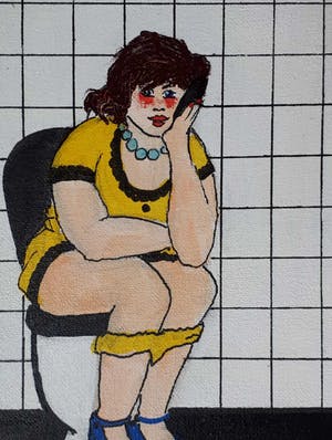 Anke Peddemors - kunst voor in het kleinste kamertje kopen? Bied vanaf 15!