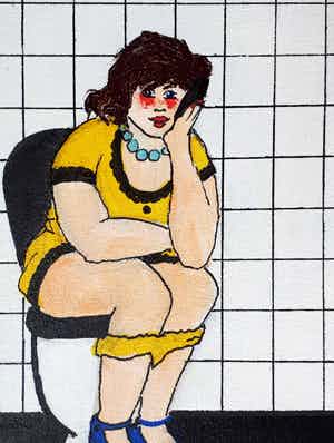 Anke Peddemors - kunst voor in het kleinste kamertje verkocht voor € 15!