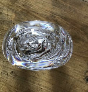 Niet of onleesbaar gesigneerd - Murano presse-papiers en Over.Oltre waxinelicht houder, gemerkt kopen? Bied vanaf 1!