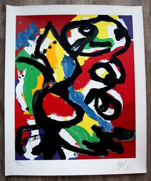 Karel Appel - Kleurenzeefdruk: Seven summer days - handgesigneerd uit 1977 kopen? Bied vanaf 1150!