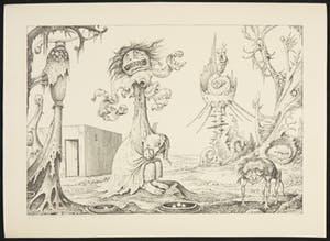 Johfra - Lot van vier litho's, Schizophrenia I, II, III, IV kopen? Bied vanaf 60!