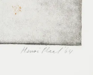 Henri Plaat - Ets, Zonder titel kopen? Bied vanaf 30!