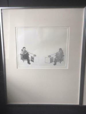 Peter Yvon de Vries - Portret van de dichter K Schippers I kopen? Bied vanaf 35!