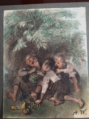 Niet of onleesbaar gesigneerd - Diverse kunstwerken van verschillende kunstenaars (7X) kopen? Bied vanaf 1!