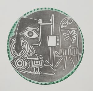 Wybrand Ganzevoort - Handgesigneerde zeefdruk 1965 + GRATIS litho Picasso kopen? Bied vanaf 19!