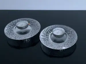 Orrefors - DISCUS waxinelichthouders kopen? Bied vanaf 36!