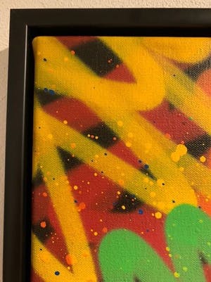 SEEN - Multitag - Spraypaint op canvas - Richard Mirando, Godfather of graffiti kopen? Bied vanaf 799!