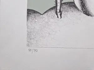 Walter Goossens - in beperkte (70) oplage gemaakte surrealistische kleuren lithografie - gesigd kopen? Bied vanaf 36!