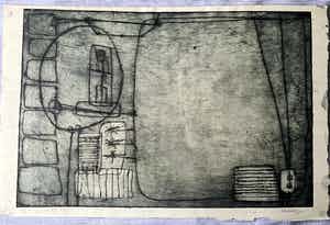 Jan Montyn - klein geheim teken verkocht voor € 100!