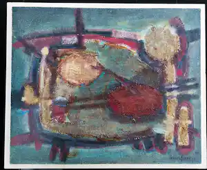 Karel Arkema - Abstracte voorstelling verkauft für € 400!