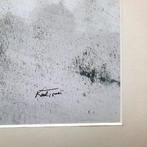 Karel J.A. Tomei - Sneeuwlandschap van boven - originele foto kopen? Bied vanaf 45!