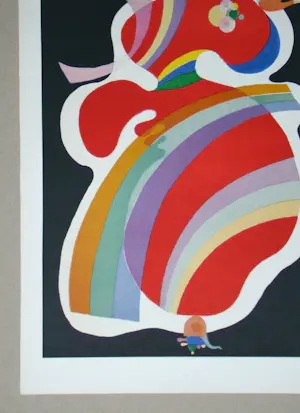Wassily Kandinsky - De Rode Vorm - 1969 - Originele lithografie - Mourlot kopen? Bied vanaf 100!