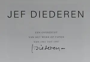 Jef Diederen - Een overzicht van zijn werk op papier van 1961-1997 kopen? Bied vanaf 39!