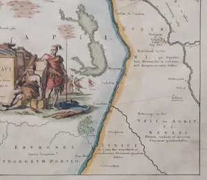 Francois Halma - Brabant Zeeland ea Oude Kaart Bataven Friezen 1725 kopen? Bied vanaf 60!