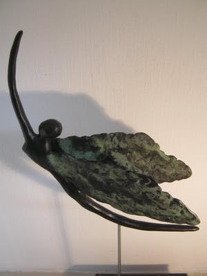 Brons (Onbekend) - Zwaar brons sculptuur van een Engel kopen? Bied vanaf 150!