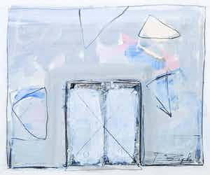 Piet Warffemius - Gouache, Zonder titel verkocht voor € 1!