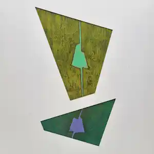 Pieter de Haard - Geometrische abstracte compositie verkauft für € 435!