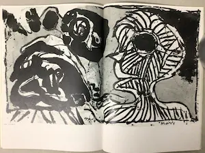 Pierre Alechinsky - "Zwart" 1978 - met Appel en Hugo Claus - "Alechinsky" 1993 - 2 Boeken kopen? Bied vanaf 70!