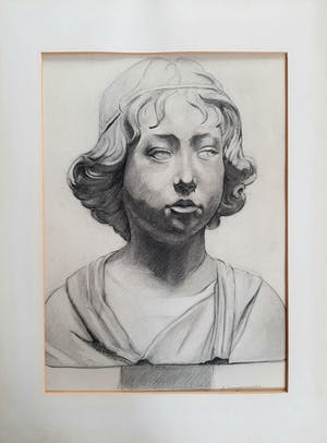 Jacob Dooijewaard - Gips portret kopen? Bied vanaf 50!