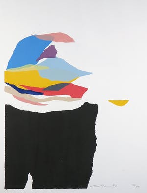 Gerard 't Hart - Litho, Zonder titel - Ingelijst kopen? Bied vanaf 35!