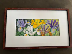 Alberta Johanna Meijer-Smetz - fijn stilleven met irissen kopen? Bied vanaf 45!