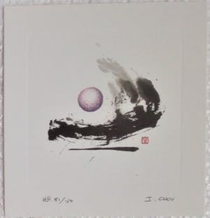 Irene Chou - 3 Zeefdruken - ‘Calligraphy’ - handgesigneerd en genummerd kopen? Bied vanaf 35!