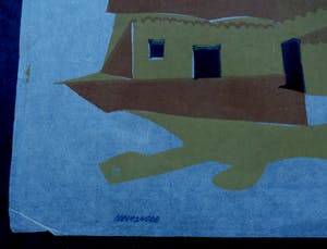 Cor Basart - houtsnede - 1962 kopen? Bied vanaf 45!