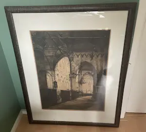 Johan D. Scherft - Ets Kerkinterieur Groote kerk Den Haag kopen? Bied vanaf 45!