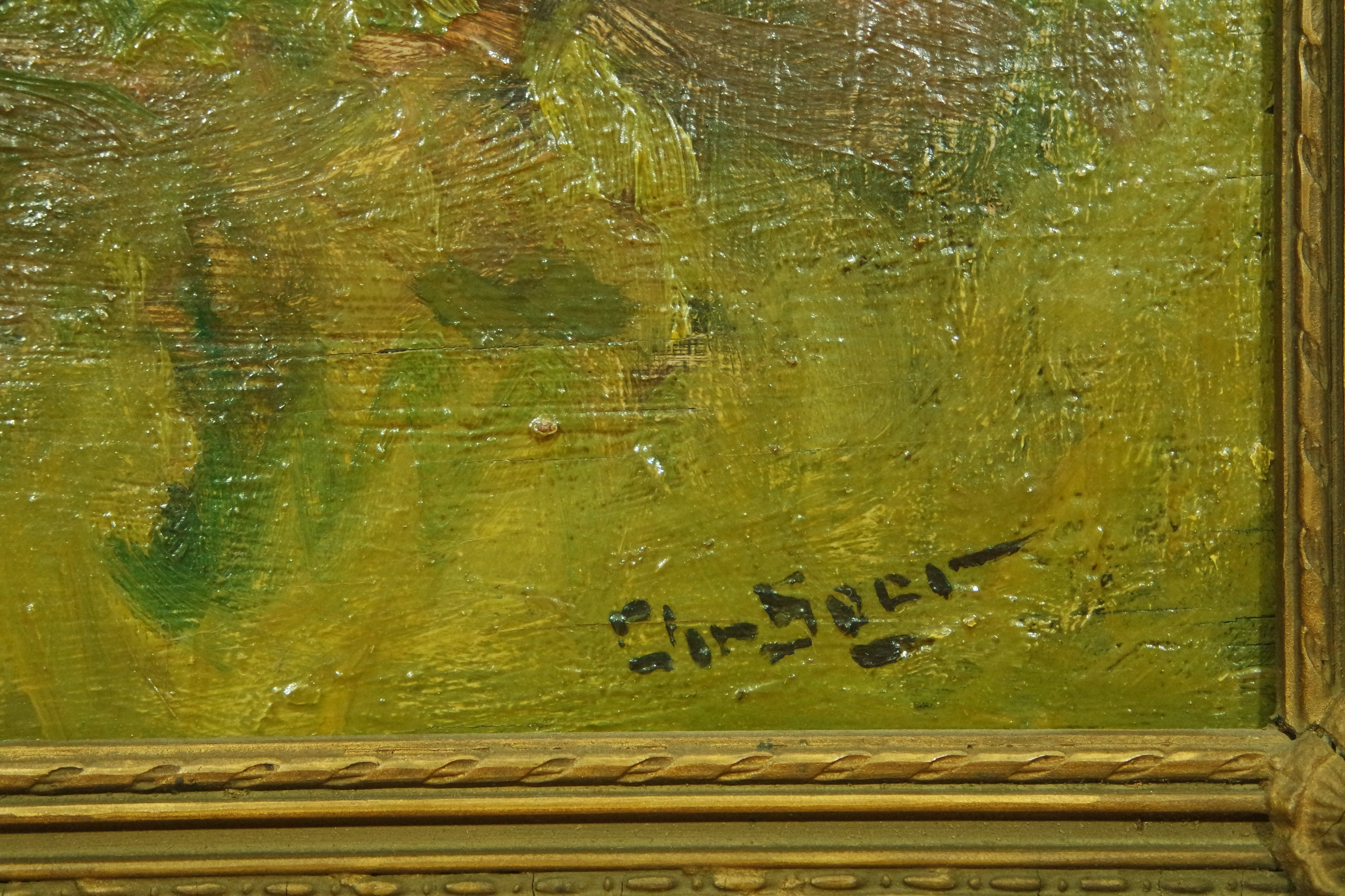 Christiaan Soer - olieverf op paneel - landschap kopen? Bied vanaf 155!